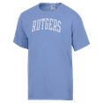 thumbnail image 2 of Men's-ComfortWash  Light Blue Rutgers Scarlet Knights Distressed Arch T-Shirt, 2 of 3