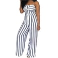 thumbnail image 1 of Birdeem Combinaisons pour Femmes Mode Rayée Bretelles Larges, 1 of 12
