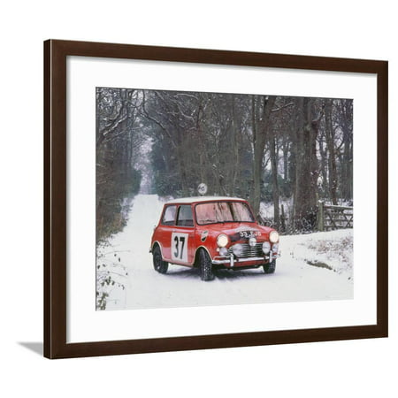 1964 Mini Cooper S Framed Print Wall Art