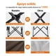 thumbnail image 5 of Sillas Plegables de Playa Camping CJR Reforzada Grande Cómoda XXL, 5 of 10