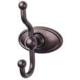 thumbnail image 2 of Top Knobs Ed2c Edwardian Bath Double Robe Hook - Bronze, 2 of 2