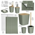 thumbnail image 6 of Hearth & Harbor 22 Piece Bamboo Bathroom Sets, Sage Green Bathroom Accessories Set for Minimalistic Bathroom Décor, 6 of 9