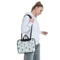 thumbnail image 6 of Lsque Winter Wonderland Light Blue Pattern Laptop Bag – Portable & Slim Single-Shoulder Computer Case with Adjustable Strap, Protective, Lightweight for 13”/14”/15.6” Laptops, 6 of 8