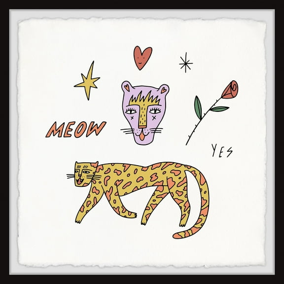 Marmont Hill Wild Like Safari Framed Painting Print