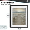 thumbnail image 4 of Stupell Industries Modern The Path Towards Sunrise Black Framed Print Under Glass, 13 x 16, by Georgia Janisse, 4 of 8