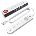thumbnail image 1 of XODO WP4 Wi-Fi Smart Power Outlet Strip, Protector contra sobretensiones, Conector USB, 1 of 3