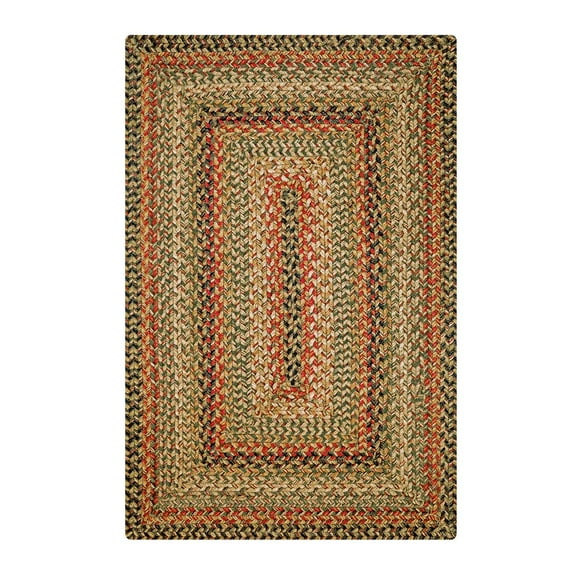 Homespice Décor Tapis Tressé en Jute Kingston Échantillon 10 Pouces x 10 Pouces