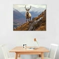 thumbnail image 2 of JRXY Wild Stag Scottish Highlands Canvas Wall Art Picture Print Picture 3, 2 of 4