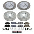thumbnail image 2 of PowerStop Front and Rear Semi-Coated Rotor and Low-Dust Ceramic Brake Pad Kit SC8345, 2 of 3