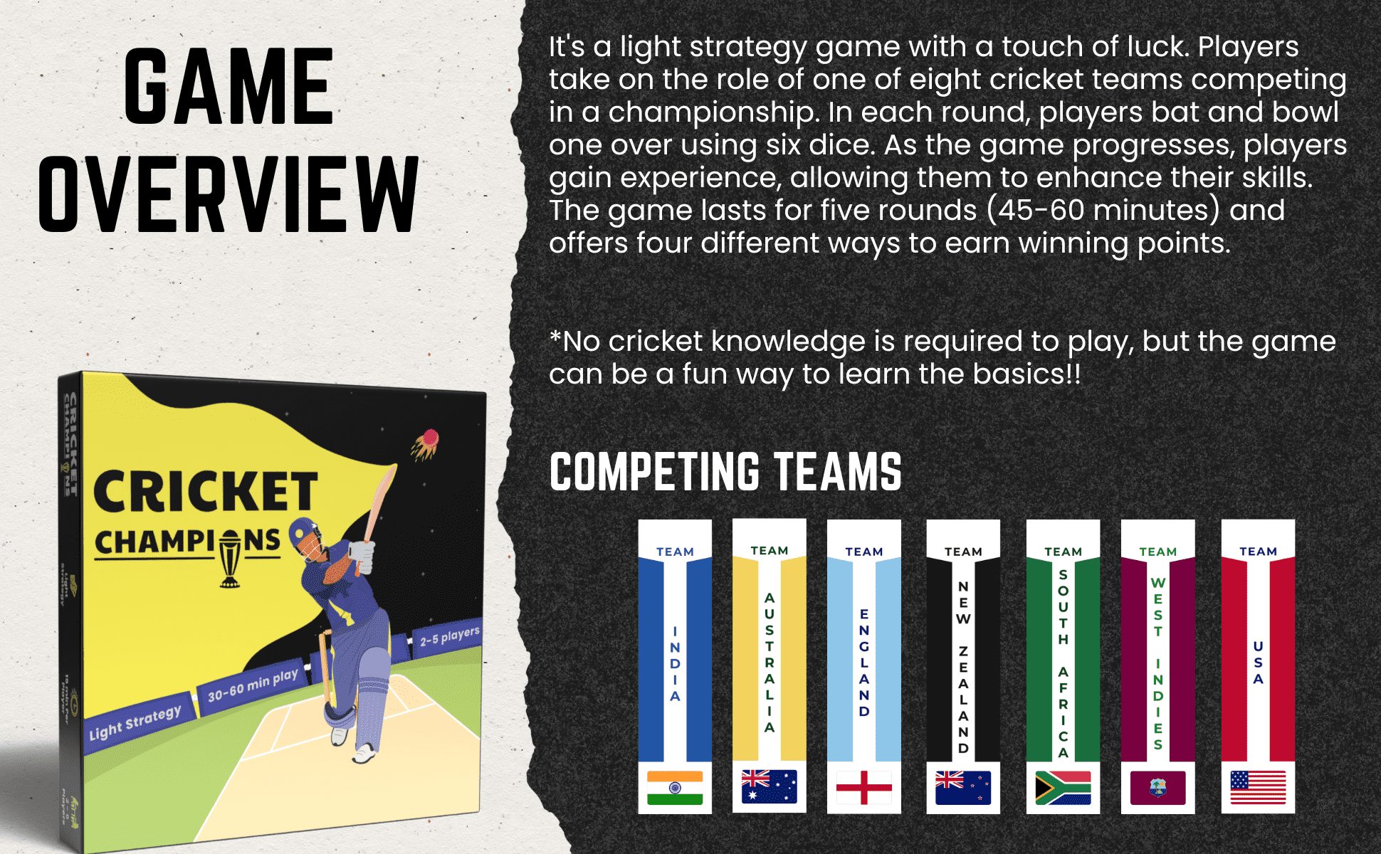 Cricket Champions Board Game