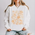 thumbnail image 6 of Fall Decorations Outline - Women's Lightweight Garment Dyed Sweatshirt, 6 of 8