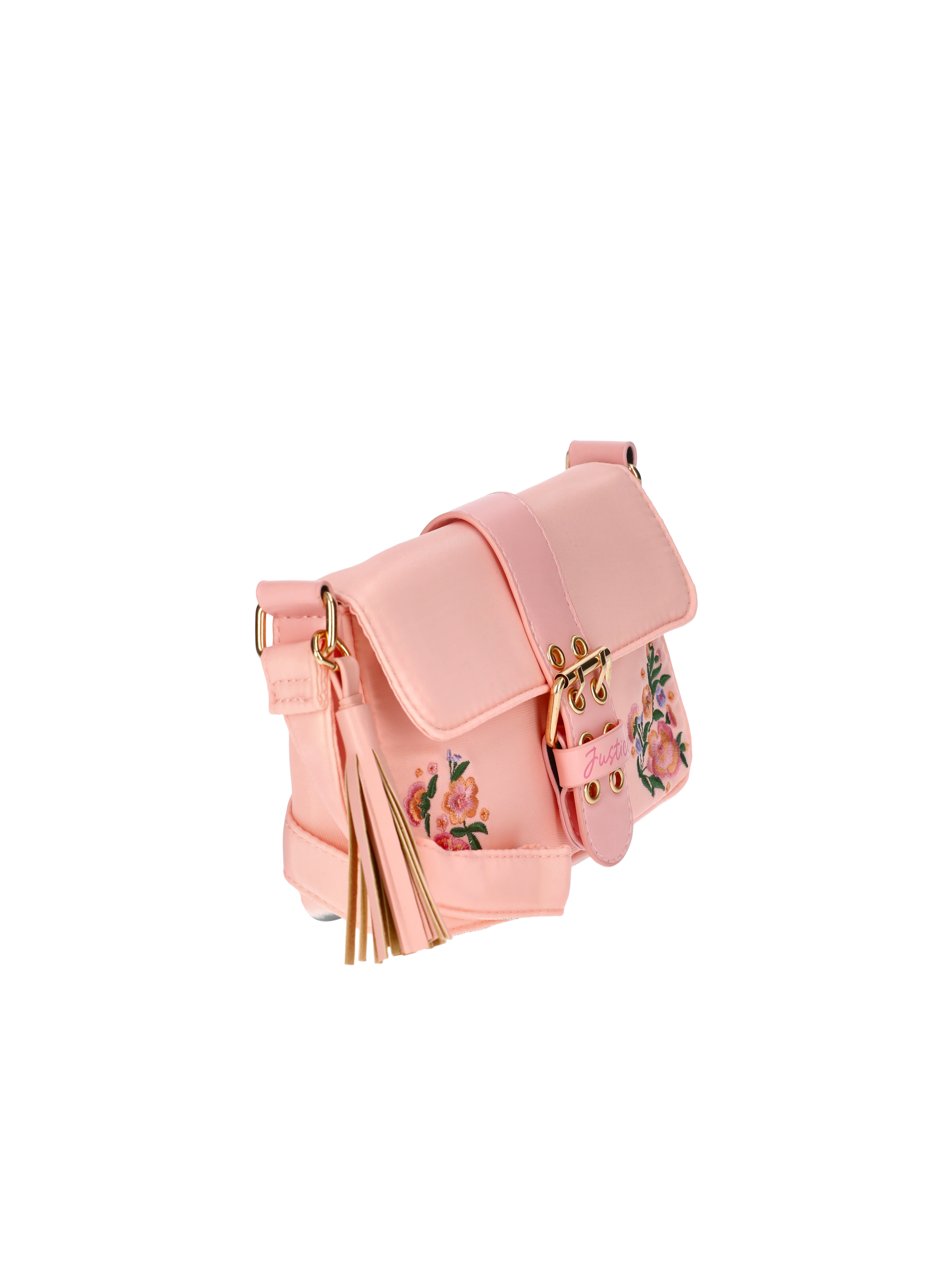 Justice Girl's Floral Flap Shoulder Bag