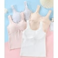 thumbnail image 3 of Maean Girls Cotton Camisole Top with Bra Girl Kid Undershirts Cami Dancewear Tank Tops 8-12 Years, 3 of 5