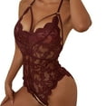 thumbnail image 2 of uublik Lingerie Set for Women Sexy Naughty Babydoll Sexy Naughty Bodysuit Plus Size Lace, 2 of 5