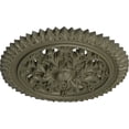 thumbnail image 3 of Ekena Millwork 21 5/8"OD x 2 1/2"P York Ceiling Medallion (Fits Canopies up to 3 5/8"), Hand-Painted Spartan Stone, 3 of 6