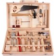 thumbnail image 4 of Children's Tool Set, Woodworking Maintenance Tool Box, Real Tools, Disassembly and Assembly, Multifunctional Woodworking Box, 16 Pieces, 4 of 5