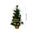 thumbnail image 3 of Iumwxz Xmas Gifts Mini Artificial Christmas Trees Xmas Desktop Decoration Tree Set Tabletop Christmas Tree for Christmas Tabletop Decorations home decor christmas clearance outdoors indoor, 3 of 5