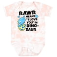 thumbnail image 3 of Inktastic Rawr Means I Love You in Dinosaur Valentine Boys or Girls Baby Bodysuit, 3 of 5