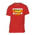 thumbnail image 1 of Beer Car Logo Mens Short-Sleeve T-Shirt - Red - Large, 1 of 1