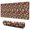 Brown Christmas Dessert, variant on Long Mouse Pads for Desk,Brown Christmas Gingerbread Pattern Desk Mats on Top Of Desks, Desk Mouse Pad Extra Large with 3mm Non-Slip Base and Stitched Edge for Gaming,Office,Work,Home 31.5x11.8in