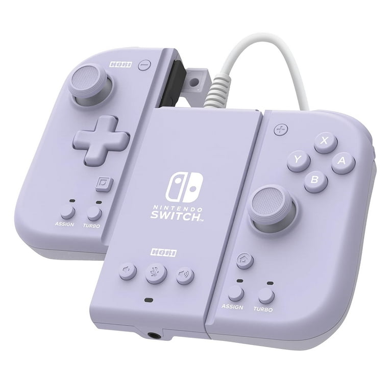 Pad OLED (Lavender) Controllers Set for Compact Licensed - Nintendo HORI Nintendo By Attachment Officially Split Switch/Switch