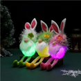 thumbnail image 4 of Bonitas Orejas De Conejo Que Brillan Intensamente, Decoración De Muñecas Sin Rostro, Figura De Papá Noel De Pascua Con Luz Scienceny FN003305-03, 4 of 6