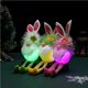 thumbnail image 2 of Bonitas Orejas De Conejo Que Brillan Intensamente, Decoración De Muñecas Sin Rostro, Figura De Papá Noel De Pascua Con Luz Yuarrent FN003305-02, 2 of 6