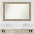 thumbnail image 4 of Amanti Art Custom Wall and Bathroom Mirror (33 x 50 in.), Trellis Silver Frame, 4 of 7