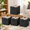 Black-13''- 4 Pack, variant on 11-inch Black Storcubes Leather Cube Organizer B4-pack