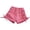 Pink, variant on Toddler Baby Girls Drawstring Shorts Solid Color Hot Pants 6M-6T Girls Summer Cotton Shorts for Newborn
