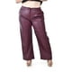 thumbnail image 1 of Pantalon de vinipiel pierna ancha Roman Fashion /Tallas Extras, 721 (Vino) vino 42, 1 of 5