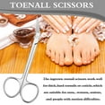 thumbnail image 4 of Long Handled Toenail Scissors Clippers Podiatrist Pedicure for Ingrown Nails (6 inch), 4 of 6