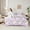 Purple, variant on Castle Fairy Kawaii Unicorn Twin Bedding Sets,Cartoon Stars Print Bedding Comforter Set