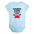 thumbnail image 2 of iDzn Sometimes Crabby Always Cute Funny Rompers For Babies, Newborn Baby Unisex Bodysuits, Infant Jumpsuits, Toddler 0-24 Months Kids One-Piece Oufits, 2 of 5