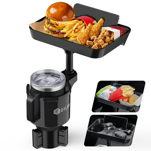 Bandeja portavasos para coche DYLEN, portavasos, expansor, mesa de 9.5 pulgadas