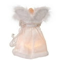 thumbnail image 5 of Kurt Adler 10-Inch UL 10-Light White Angel Treetop, 5 of 8