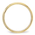 thumbnail image 2 of Auriga 10k Yellow Gold 3mm Milgrain Half Round Wedding Band for Women Size- 9, 2 of 6