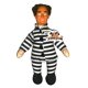 thumbnail image 1 of One Stop Toy co Larry Moe & Curly The Larry Prison Inmate Muñeca de tela One Stop Toy Co 0022228984597, 1 of 2