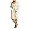 thumbnail image 3 of Barefoot Dreams CozyChic Barefoot in The Wild Robe, Cream/Stone, LG, 3 of 4
