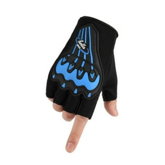 Ozark Trail Gel-Padded Fingerless Bicycle Gloves for Men and Women