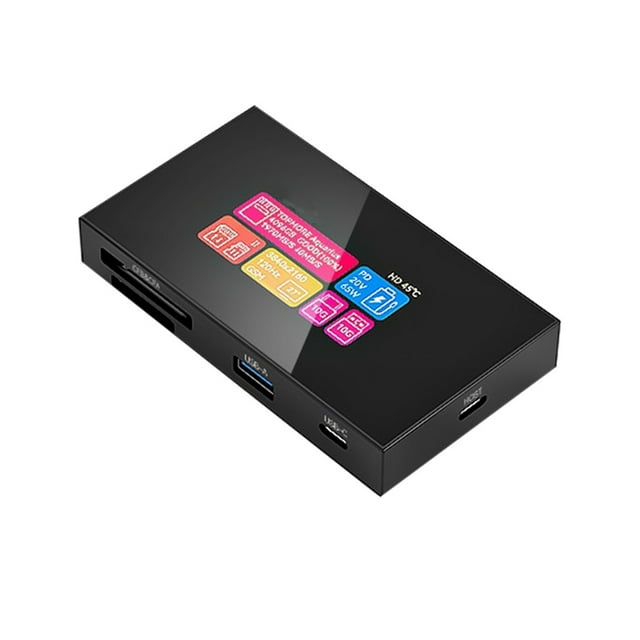 8-in-One Smart Hub with Touch Screen CFexpress Type A/Type B 4K 120Hz Display 10Gbps 100W PD for Camera/Phones