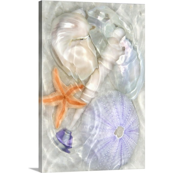 Great BIG Canvas | "Underwater Light Waves III" Canvas Wall Art - 24x36