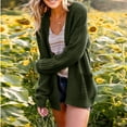 thumbnail image 1 of LOVZFMLL Cardigan pour Femmes Mode Cardigan Décontracté à Manches Poches Solide, 1 of 7