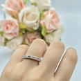 thumbnail image 5 of Full Eternity Baguette Wedding Band Ring Ruby CZ 925 Sterling Silver Size 5, 5 of 7