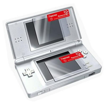 Insten For Nintendo Ds Lite Retail Packing LCD (Upper and Lower Screens ) Protector w/ Lint Cleaning Cloth ( 3 Packs )