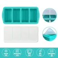 thumbnail image 4 of Silicone Freezing Tray with Lid, Large Ice Cube Tray Non-stick Soup Freezer Container with 4 Compartments for Storing and Freezing Soups, Broths, Sauces and Liquid Diets, Oven and Dishwash Aikeep NA, 4 of 7