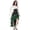 Green, variant on Steampunk Gothic Costume, Steampunk Renaissance Pirate Costume Outfit, Bell Long Sleeve Blouse High Low Ruffle Corset Skirt, Gothic Medieval Pirate Cosplay Dress for Halloween Party, Green S