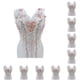thumbnail image 3 of Cateissary Apliques de encaje exquisito para corpiño de boda DIY o accesorio para vestido de baile, la mano de obra es exquisita rosa champán B Rosa champán B 10Conjunto, 3 of 6