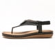 thumbnail image 4 of Zapatos de mujer Zapatillas de tacón bajo Sandalias cómodas casuales Playa Flores de diamantes Chanclas bohemias Wmkox8yii nm3185, 4 of 9