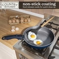 thumbnail image 4 of Country Kitchen Cookware Set with Removable Handle, Oven & RV Safe Pots and Pans Set, Denim, Original, 4 of 8